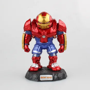 Cute Anime Doll Marvel The Avengers 2 Age of Ultron Iron Man Hulkbuster PVC Action Figure Model Toy 6pcs/set 4