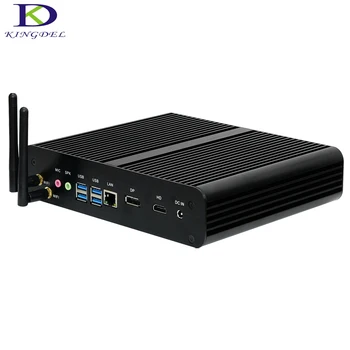 SKYLAKE Intel Core i7 6500U 6600U Linux Windows 10 HTPC TV Box 16GB RAM Mini PC with HDMI DP SD Card Reader USB3.0 Wifi 300M