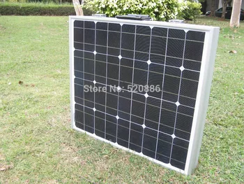 ECO-WORTHY Monocrystalline 100w Foldable Solar Panel Folding with 15A Solar Charger for Car Battery 12v Solar Panel Portable