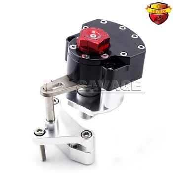 NEW For YAMAHA YZF-R25 YZF-R3 YZF R25/R3 Black Motorcycle Steering Damper Stabilizer with Mounting Bracket Kit