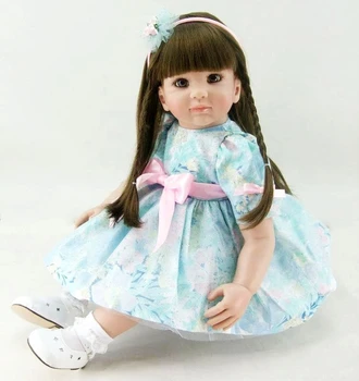 60cm Silicone Reborn Babies Doll Toy Vinyl Princess Toddler Girl Baby Doll Girl Brinquedos Fashion Birthday Gift Play House Toy