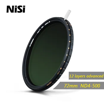 Nisi 72mm Nd4 500 Nd4-500 Neutral Density Filter Ultra Thin Adjustable Reduce Light Filter Nd Gray Filters