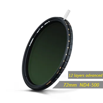 Nisi 72mm Nd4 500 Nd4-500 Neutral Density Filter Ultra Thin Adjustable Reduce Light Filter Nd Gray Filters