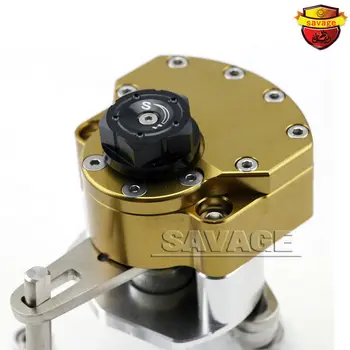 NEW For YAMAHA YZF-R25 YZF-R3 YZF R25/R3 Gold Motorcycle Steering Damper Stabilizer with Mounting Bracket Kit