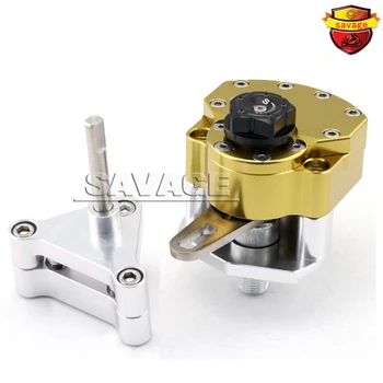 NEW For YAMAHA YZF-R25 YZF-R3 YZF R25/R3 Gold Motorcycle Steering Damper Stabilizer with Mounting Bracket Kit