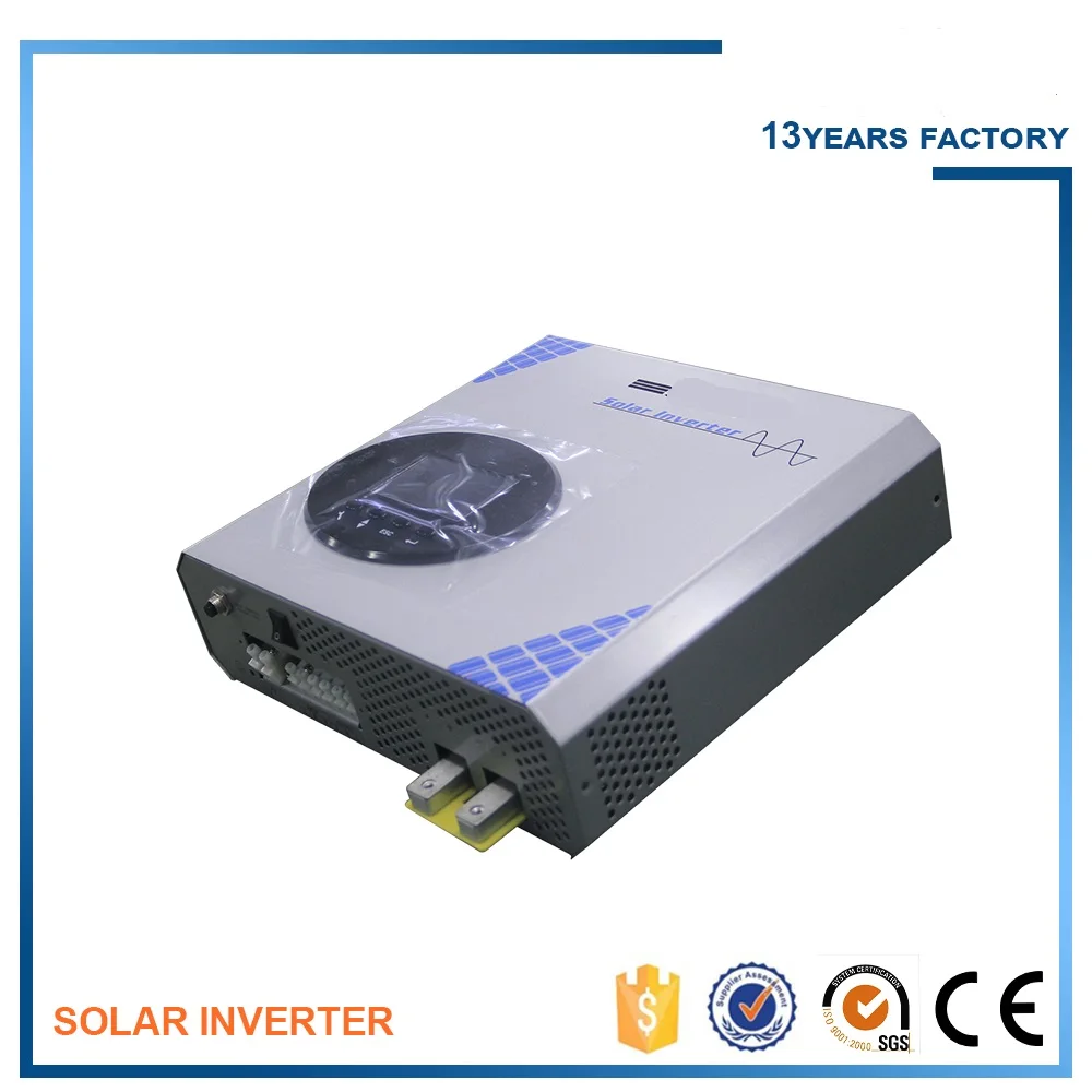 Hybrid off grid solar inverter 3kva 2400w DC24v TO AC 220v/230v pure sine wave/35A mppt charger CONTROLLER adapter