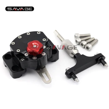 For HONDA CB500F CB500X 2013 Motorcycle Reversed Safety Adjustable Steering Damper Stabilizer with Mount Bracket