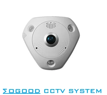 MoGood International Version DS-2CD63C2F-IVS 12MP Fisheye View Outdoor Waterproof IP Camera Support EZVIZ P2P SD Card PoE IR 15M
