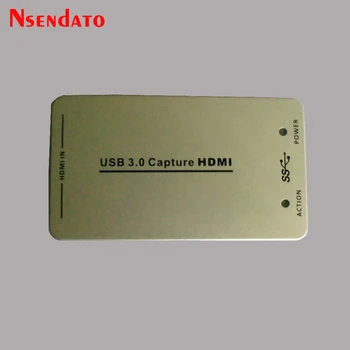 1080p HDMI To USB3.0 USB 3.0 60FPS Capture Dongle HD USB Capture HDMI 1.4a Card adapter for Windows 7 Windows Server/Linux OSL