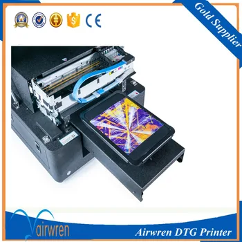 Digital textile printer for fabric, t-shirt, canvas, printing a4 size DTG printer