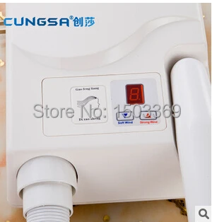 2016 Hot selling wall-mounted Hotel and household hanging skin and hair drier electric hair drier and skin drier with socket