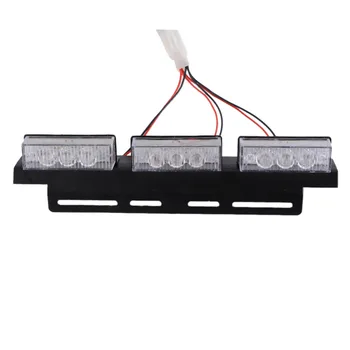 54 LED DC 12V Auto Car Vehicle Truck Strobe Lights Waterproof Flashing Lamp with Blue and White Light Car Accessories
