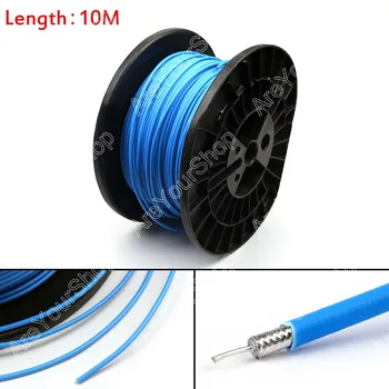 Sale 1000cm RG402 RF Coaxial Cable Connector Semi-rigid RG-402 Coax Pigtail 32ft Plug Jack Adapter Wire Connector