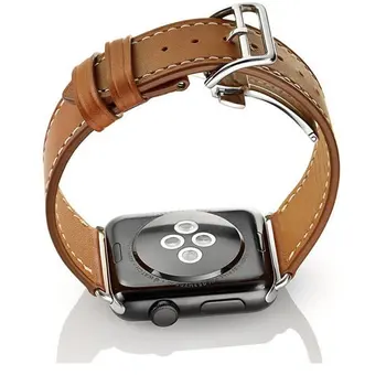 Genuine Leather Strap For herm Apple Watch Band Series 1 2 iwatch 38 42mm watchbands