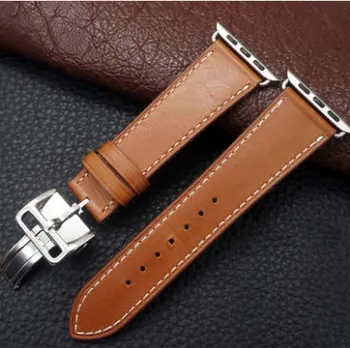 Genuine Leather Strap For herm Apple Watch Band Series 1 2 iwatch 38 42mm watchbands