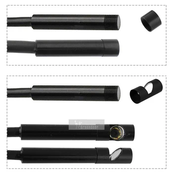 Waterproof Borescope 20m USB Inspection Camera Video Snake Endoscope 6 Leds 7mm Lens Video Inspection Borescope Endoscope Camera