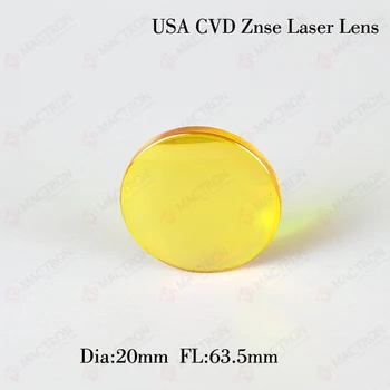Dia 20mm Optical Laser Lens, Focusing 63.5mm