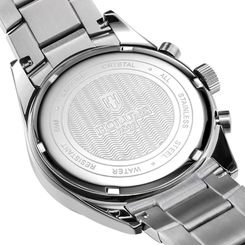 HOLUNS SS003 Watch Geneva Brand Watch men's Chronograph multifunction watch fashion quartz business leisure relogio masculino
