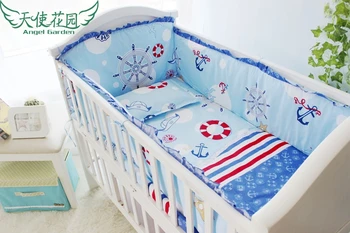 10 pcs/set Sheets+quilt+pillowcase+Quilt+ mattress+filling Baby Crib Bed Linen Cotton Baby Bedding Set Baby Cot Girls Bedclothes
