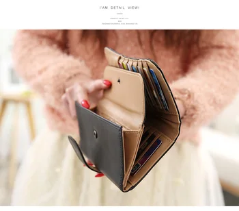 Hot Fashion Women Wallets Bear Weave Long 3Fold Wallets New Popular Portable Change Purse Delicate Casual Lady Cash Purse