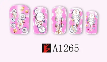 12 PACK/ LOT WATER DECAL NAIL ART NAIL STICKER SLIDER TATTOO FULL COVER INDIANA TRIBE FEATHER TUSSEL A1261-1272