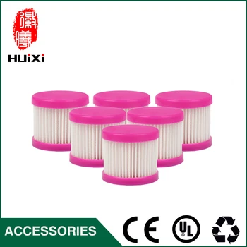 6pcs HEPA Filter + 1pcs Filter Casing + 1pc Cleaning Brush to Clean House for D-602 D-602A D-607 D-609 Vacuum Cleaner