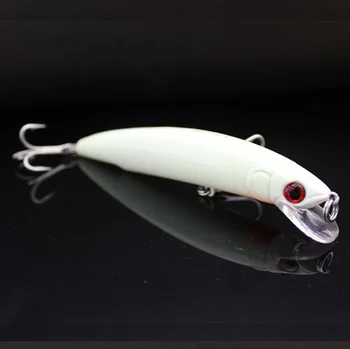 Kingdom brand Luminous minnow fishing lures 11.5cm/18.3g fishing minnow plastic lures hard bait