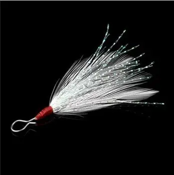 50 Pieces/lot lure Gtbio metal lure feather bulk feather fishing lure supplies Fishing Accessories