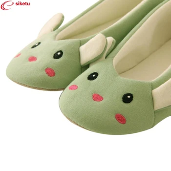 Siketu Women Ladies Home Floor Soft Indoor Slippers Cartoon Female Warm Gift Flats Drop Shipping Dec27