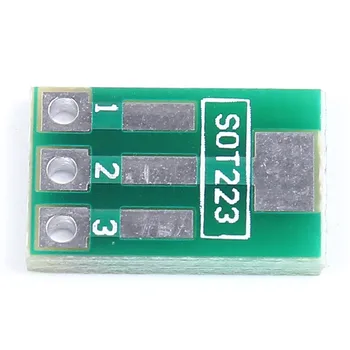 100pcs SOT89 To DIP SOT223 To DIP IC Adapter PCB Board Converter Plate Double Sides 1.5mm/2.3mm to 2.54mm Pin Pitch Pinboard