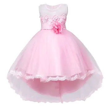 New Kids baby lace princess dress for girl formally elegant birthday party dress flower girl dress Baby girl's christmas clothes