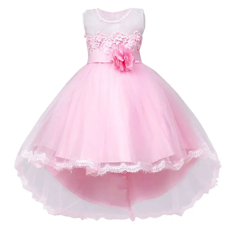 New Kids baby lace princess dress for girl formally elegant birthday party dress flower girl dress Baby girl's christmas clothes