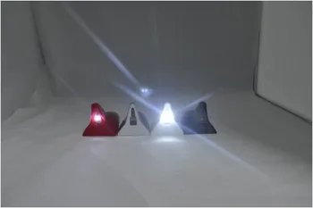 Newest Anti Collision Solar power Smart Shark lamp Car antenna Car Laser Tail Fog Light Car Warning Light