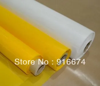 Ping! Discount 5 meters 300M 120T yellow polyester silk screen printing mesh 127CM/50