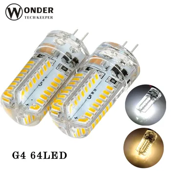 Led G4 bulb ACDC12V AC220/110v LED G4 Lamp 3W5W6W9w G4 Lighting SMD3014 G4 Spotlights Led candle light Replace halogen lighting