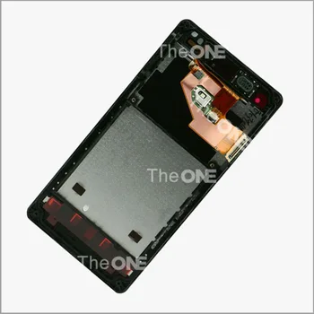 New Touch Screen Digitizer Assembly Lcd Display for Sony Xperia V LT25 LT25i Black for Replacement with Frame
