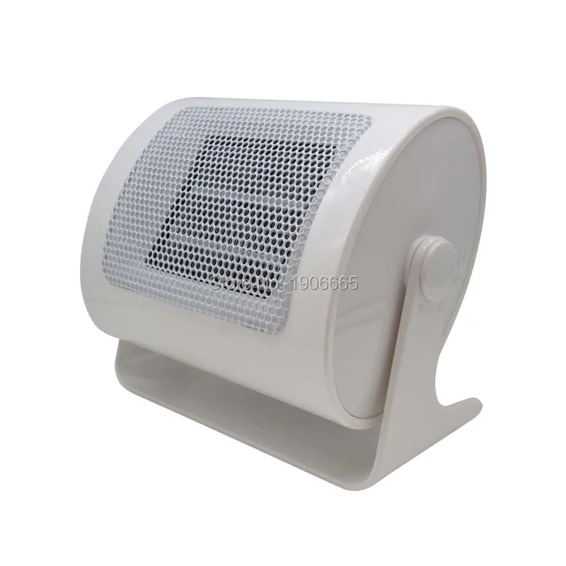White Mini fan electric heater for study room Portable ceramic PTC Rapid heating Overheating Automatic Ceramic heater 220V 500W