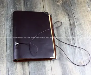 New Blank Diaries Journals notebook note book genuine leather loose leaf D1025