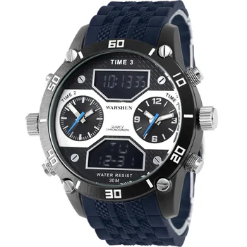 Luxury Brand Fashion Men Military Sports Watches Men's Quartz Digital Auto Date Clock Man Orange Color Strap Casual Wrist Watch