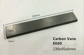 230x45x6mm  EK60 graphite vane for Rietschle CLTT141DV vacuum pump  /Impervious Bipolar Graphite Plates
