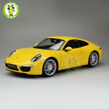 1:18 911 Carrera S Welly FX Car Model Yellow