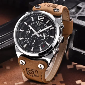 BENYAR Top Brand design Chronograph Sport Mens Watches Fashion Brand Military waterproof Quartz Watch Clock Relogio Masculino