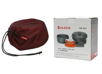Alocs 2-3 People Outdoor Camping Pot Set Outdoor Cookware CW-C11