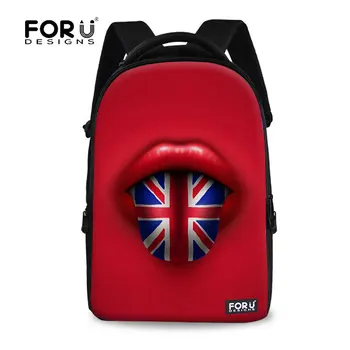 Unique Design UK Flag International Print Laptop Backpack 14 inch Teenager Travel Backpacks Brand Computer Backpack for Women