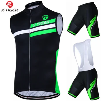 X-Tiger 2017 Sleeveless Cycling Jersey MTB Bicycle Clothing Bike Vest Wear Clothes Summer Maillot Roupa Ropa De Ciclismo Hombre