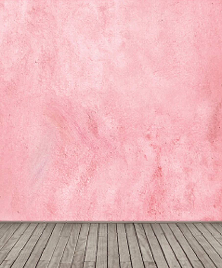 8x10ft plain pink wall photography backdrops scenic vinyl print photo background for portrait studio photo wood floor D-4507