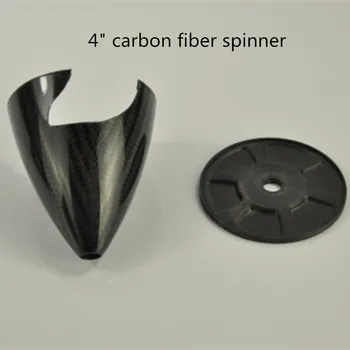 1 piece 4 inch Carbon Fiber Spinner 2 Blade Black 4