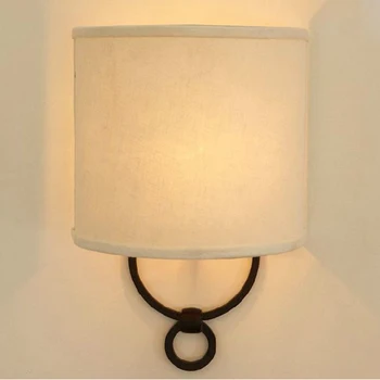 Lamp american brief vintage bedside wall lamp