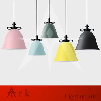 Individuality creative designer contemporary restaurant droplight single head bows lamp led chandelier