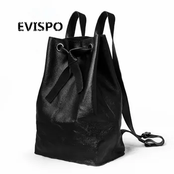 Genuine leather women's backpacks school bags for teenagers girls fashion brand designer ladies travel backpack women 2017 NEW